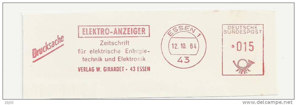 Energie, électricité, électronique, Essen - EMA Francotyp - Fragment 15 X 5 Cm   (H765 ) - Fisica