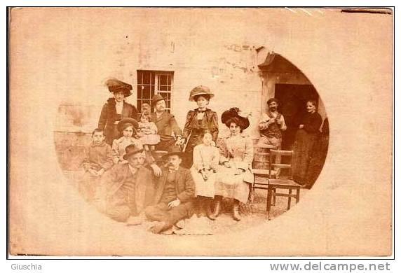 (C)*.Fotocartolina Di Famiglia Genovese Scritta Da Bellinzona.F.piccolo.Viaggiata Il 04\02\1910 - Other & Unclassified