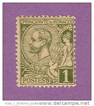 MONACO TIMBRE N° 11 NEUF SANS CHARNIERE PRINCE ALBERT 1ER - Unused Stamps
