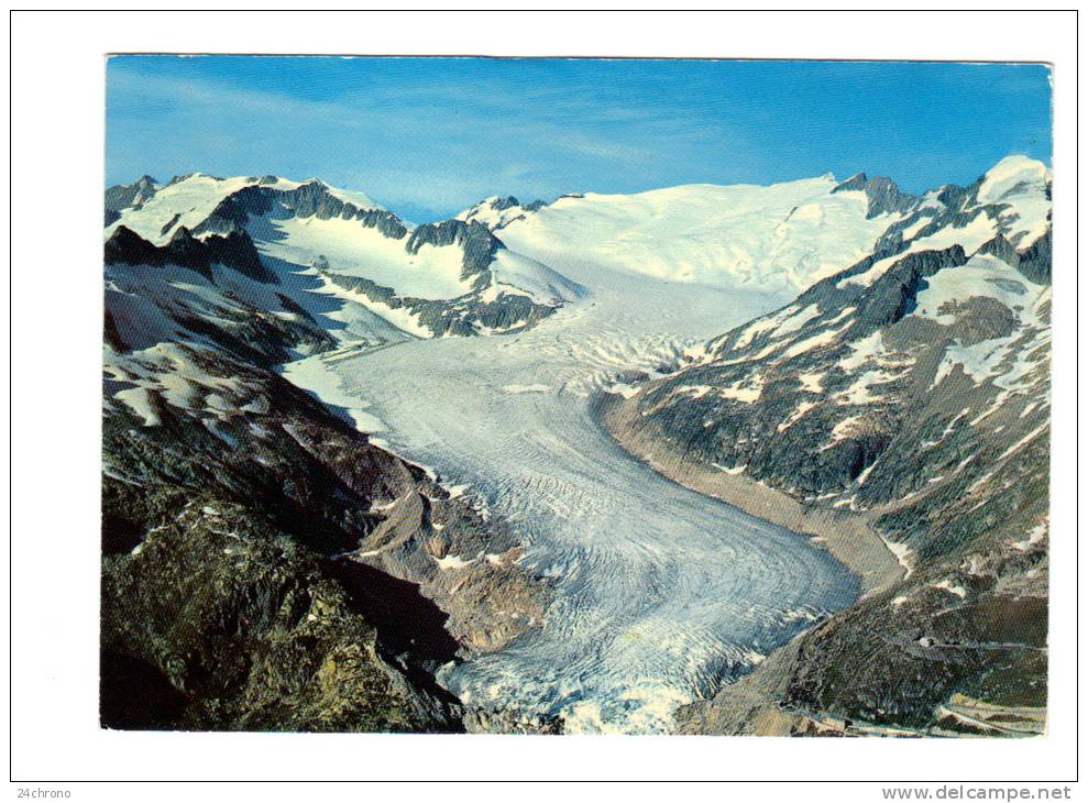 Suisse: Glacier Du Rhone, Tieralplistock, Talistock, Weiss Nollen, Dammastock, Galenstock, Furka Blick (11-1113) - Lens