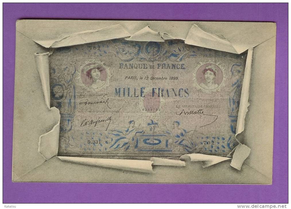 Mille Francs - Monete (rappresentazioni)