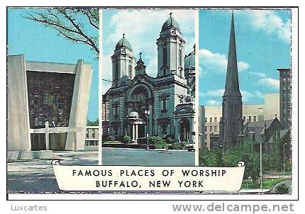 FAMOUS PLACES OF WORSHIP. BUFFALO. NEW YORK. - Buffalo