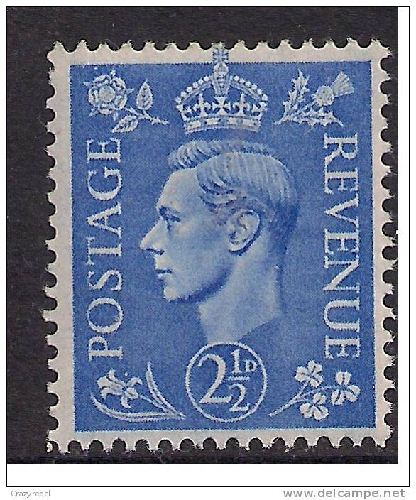 GB 1941 KGV1  2 1/2d BLUE MM STAMP SG 489 (F146) - Unused Stamps