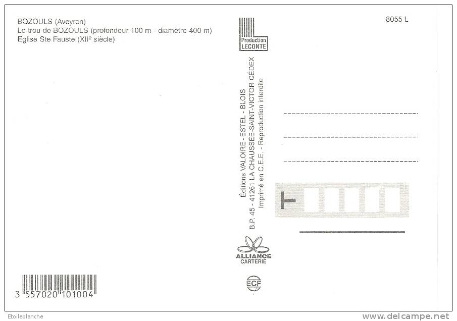 CPM Aveyron, Trou De Bozouls (12) église Sainte Fauste - Vue Sur Le Méandre Creusé Par Le Dourdou - Bozouls