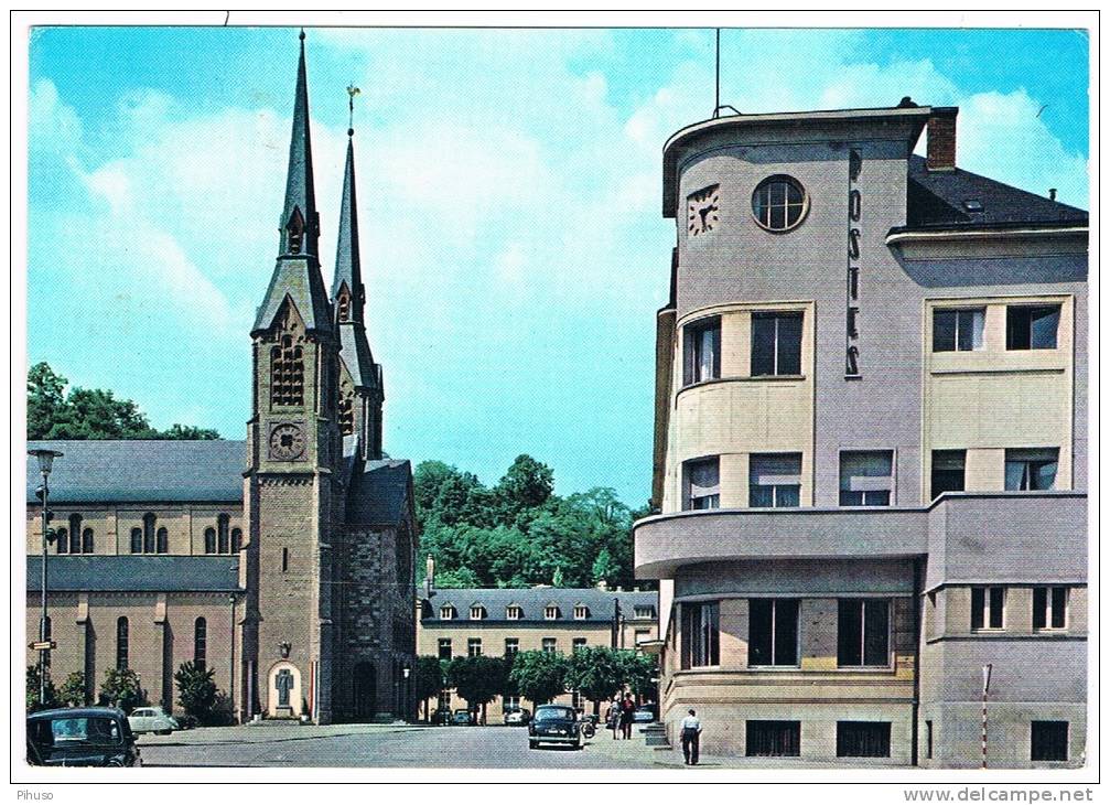L882    DIEKIRCH : Eglise Deconale St. Laurent Et PTT ( Postoffice) - Diekirch