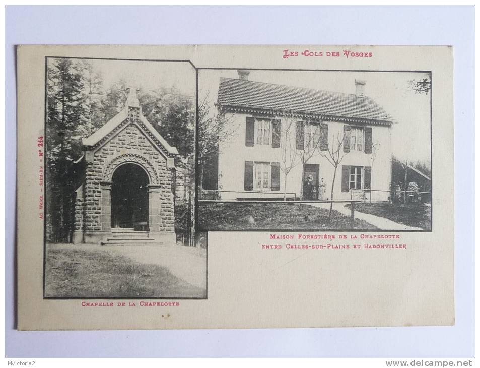 Maison Forestière De Chapelotte Entre Celles Sur Plaine Et Badonviller - Otros & Sin Clasificación