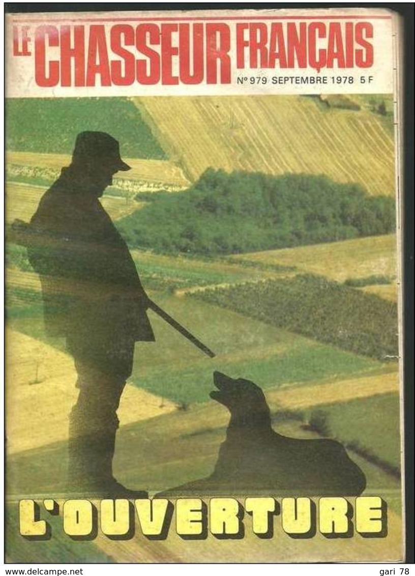 LE CHASSEUR FRANÇAIS  N° 979 Septembre 1978 L'ouverture - Fischen + Jagen