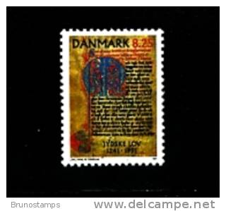 DENMARK/DANMARK - 1991  LAW OF JUTLAND  MINT NH - Unused Stamps