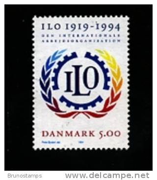 DENMARK/DANMARK - 1994  75th ANNIVERSARY OF   I.L.O.  MINT NH - Unused Stamps