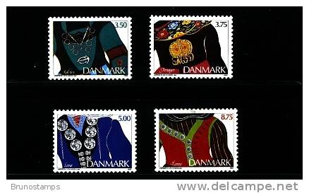 DENMARK/DANMARK - 1993  TRADITIONAL DRESSES  SET   MINT NH - Unused Stamps