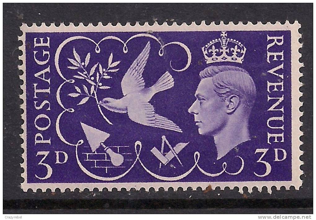 GB 1946 KGV1  3d VICTORY UMM STAMP SG 4982 (F129) - Ungebraucht