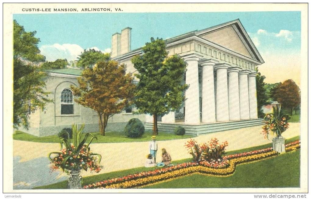 USA – United States – Custis-Lee Mansion, Arlington, VA, 1920s Unused Postcard [P5981] - Arlington