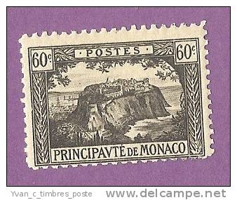 MONACO TIMBRE N° 59 NEUF AVEC CHARNIERE LE ROCHER - Neufs