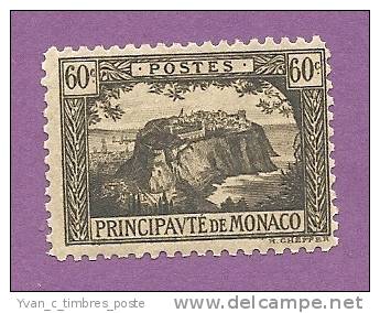 MONACO TIMBRE N° 59 NEUF SANS CHARNIERE LE ROCHER - Neufs