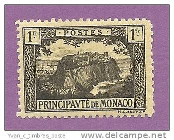 MONACO TIMBRE N° 60 NEUF AVEC CHARNIERE LE ROCHER - Neufs