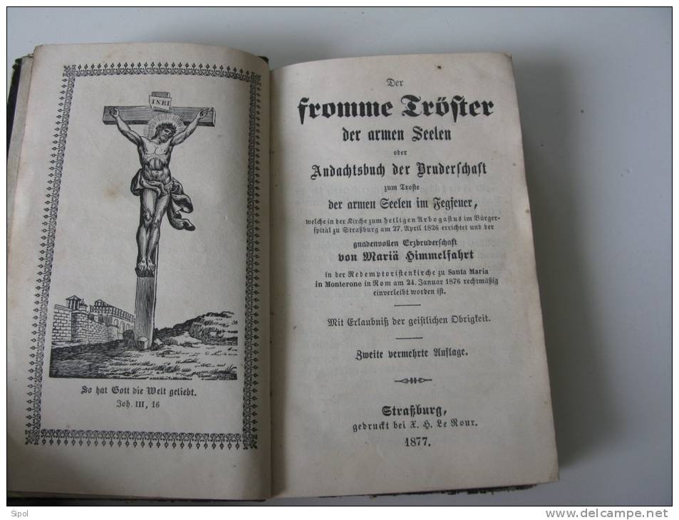 Der Fromme Tröster Der Armen Seelen - Gedruckt Strassburg 1877 - Christianisme