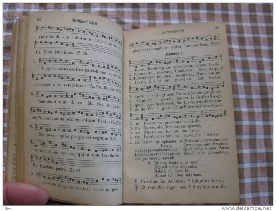 Der Kleine Römische Choralsänger Ranspach/Wesserling Selbstverlag Des Verssassers 1881 - Christendom