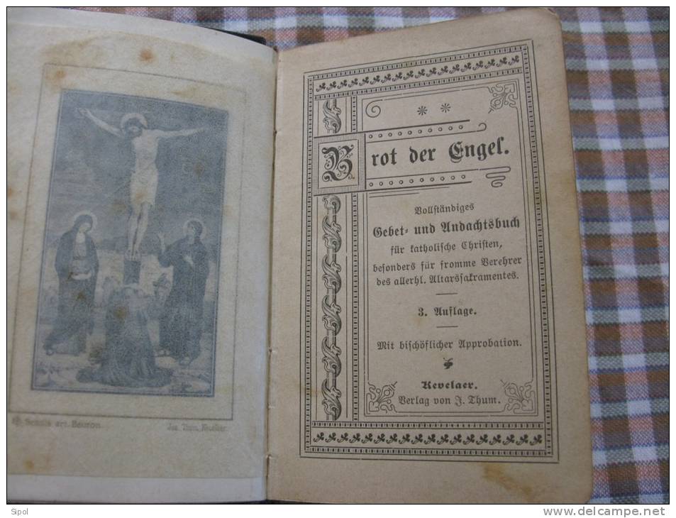 Brot Der Engel  Livre De Piété En Allemand Gothique- Début 1900...? - Cristianismo