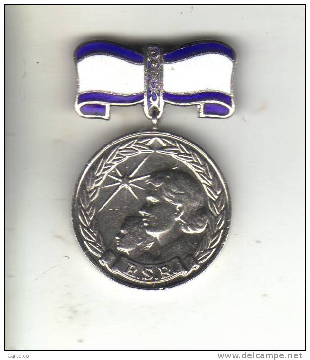 Romania "Maternity Medal" - Roumanie "Médaille De La Maternité" - 1st Class - Other & Unclassified