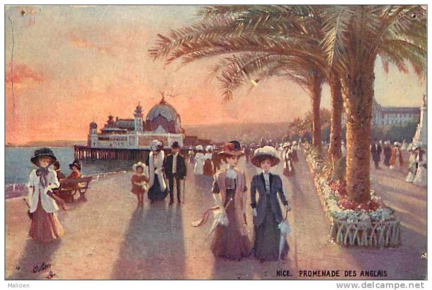 Alpes  Maritimes  - Ref B557- Illustrateur Tuck Raphael  - Nice  -promenade Des Anglais - Carte Bon Etat  - - Tuck, Raphael