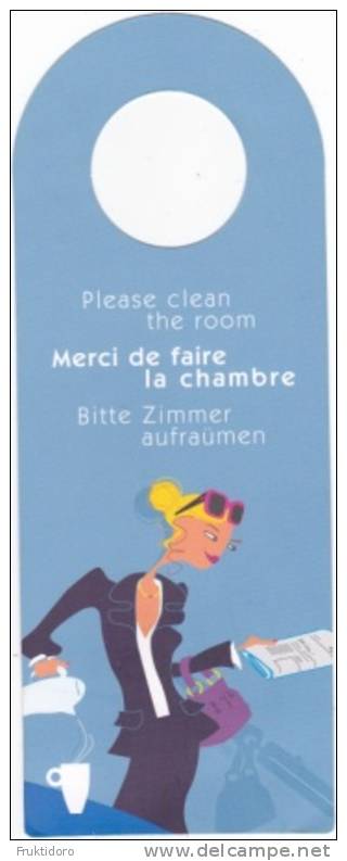 Do Not Disturb Sign From Mercure Hotel - France - Etiquetas De Hotel