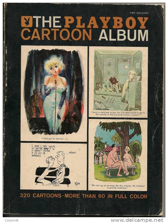 RARE 1963 The PLAYBOY Cartoon Album / Excellent 1st Edition - 192 Pages - Introduction From HUGH M. HEFNER - Men's