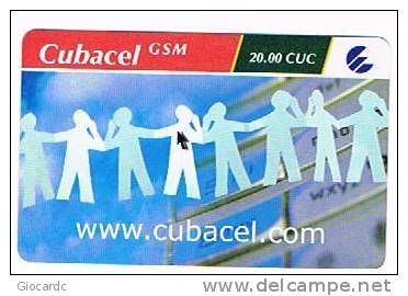 CUBA - CUBACEL (GSM RECHARGE) - FIGURES CUT - USED  -  RIF. 2680 - Cuba
