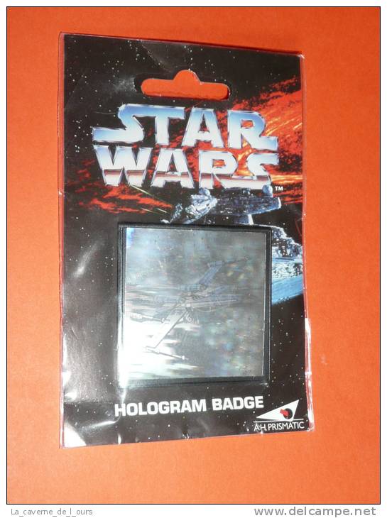 Lot Star Wars, La Guerre Des étoiles, Boite Et Badge Holographiques, Vaisseaux, 1994 Lucasfilm - Altri & Non Classificati