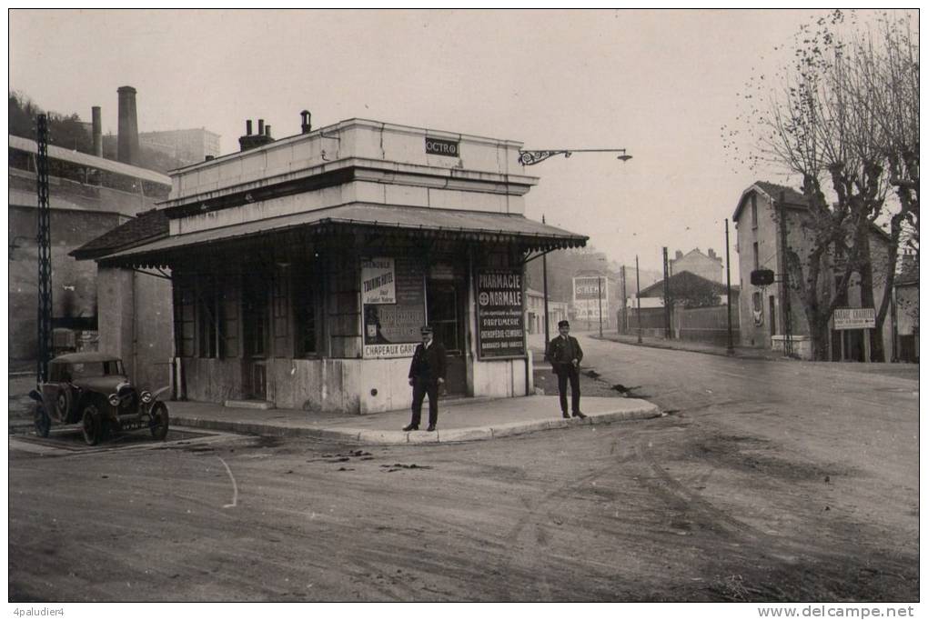 38 ( Isère) GRENOBLE Carte Photo Octroi Touring Hôtel Garage Charriere - Grenoble