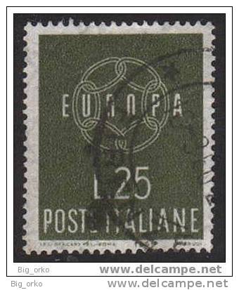 Italia - Europa Unita: £ 25 (Sassone N° 877) - 1959 - 1959