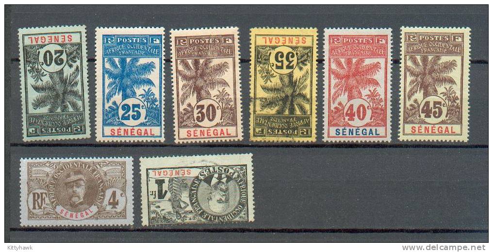 SEN 297 - YT 30-31-31A-32-33* -34 Obli-35 Obli-36 (*)-37-38*-39 Obli-40-41-42-43A Obli-44 Obli - Unused Stamps