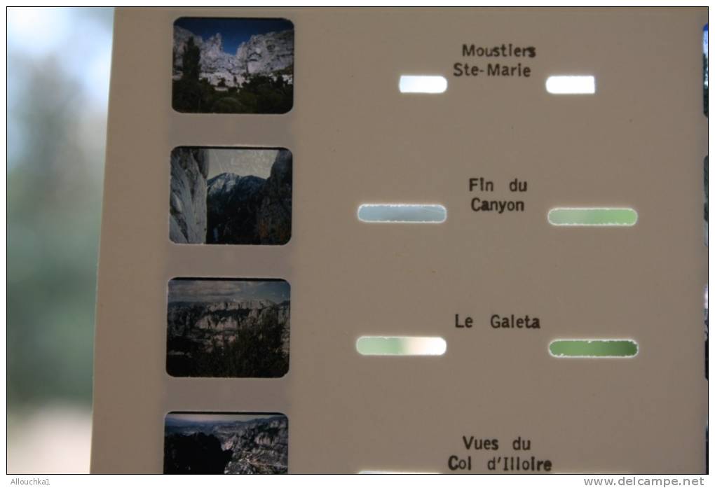 PROVENCE GRAND CANYON DU VERDON Stéréocarte (10 Vues)Carte Stéréoscopique Pour Visionneuse Stéréoscopique Type Lestrade - Stereoskope - Stereobetrachter
