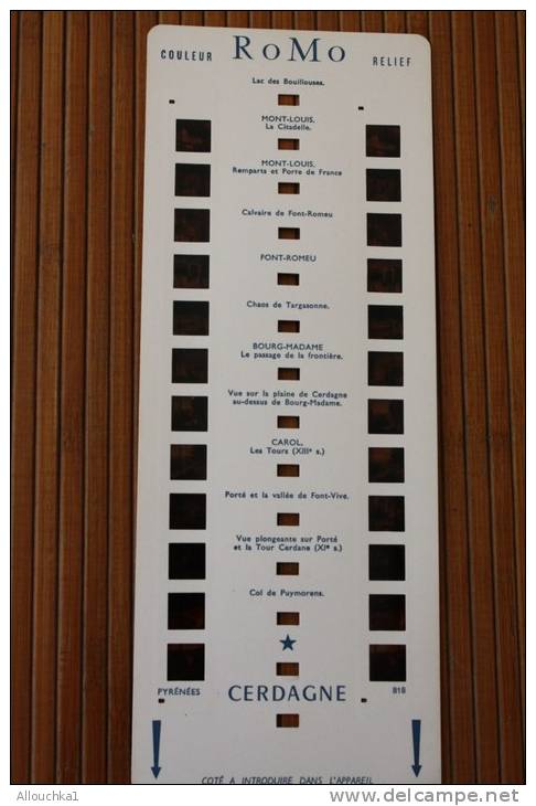 CERDAGNE   Stéréocarte (12 Vues)Carte Stéréoscopique Pour Visionneuse Stéréoscopique Type ROMO - Visionneuses Stéréoscopiques