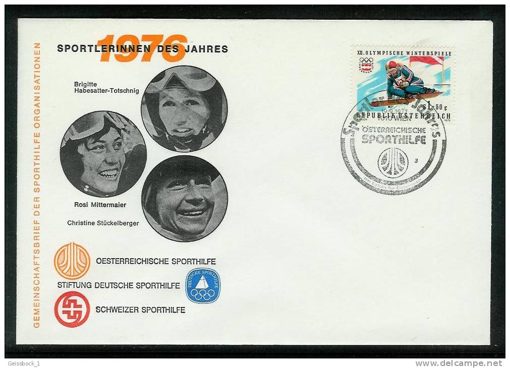 Österreich 1976: Sportler Des Jahres (A012) - Covers & Documents