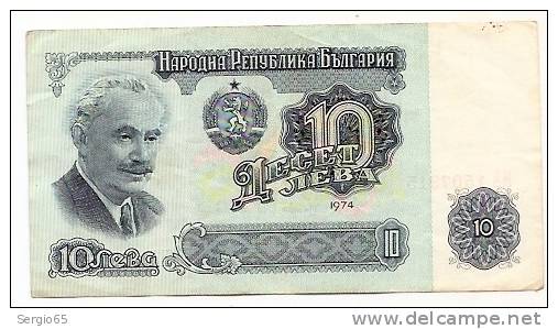 10 LEV - 1974 - Bulgarien