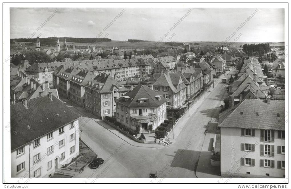 VILLINGEN Schwarzwald : Kirnacher Und Scheffel Strasse ( Cafe Jauch ) - Villingen - Schwenningen