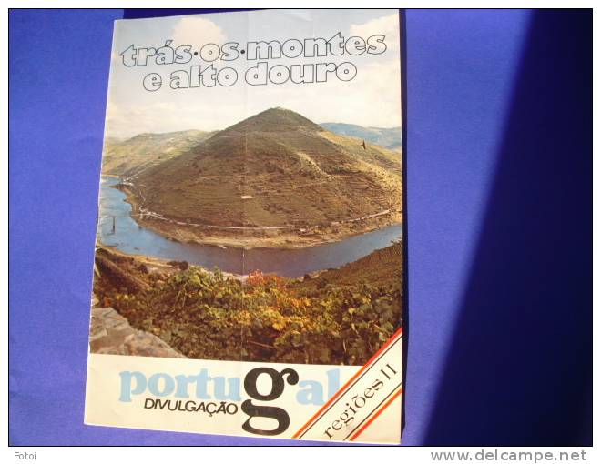 1984 BROCHURA REGIONAL COM ESTATISTICAS DE TRAS OS MONTES E ALTO DOURO PORTUGAL - Culture