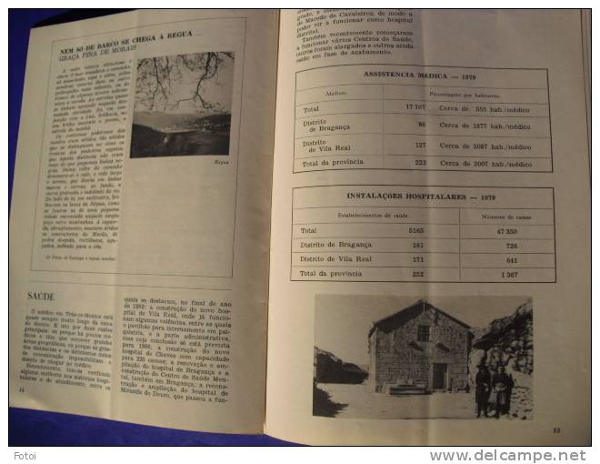 1984 BROCHURA REGIONAL COM ESTATISTICAS DE TRAS OS MONTES E ALTO DOURO PORTUGAL - Culture