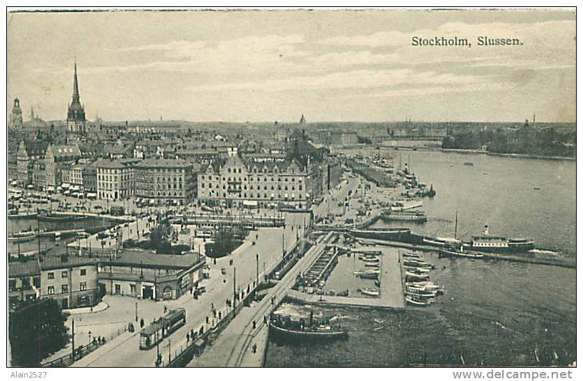 STOCKHOLM - Slussen (Svenska Litografiska, Stockholm, T 100) - Suède