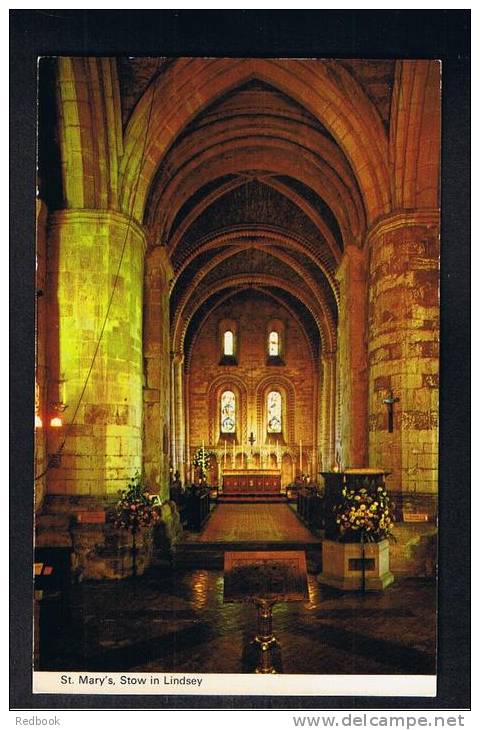 RB 765 - Postcard - St Mary's Chuch Interior - Stow In Lindsey Lincolnshire - Otros & Sin Clasificación