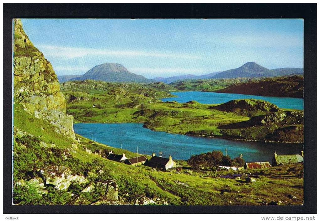 RB 765 - 1960's Postcard - Foinaven &amp; Ben Arkle  From Badcall Inchard - Sutherland Scotland - Sutherland