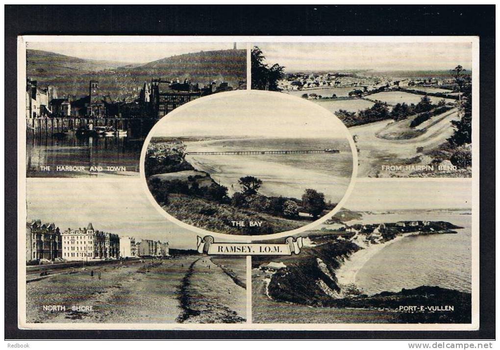 RB 765 - J. Salmon Multiview Postcard - Ramsey Isle Of Man - Isle Of Man