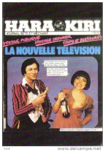 HARA-KIRI - La Nouvelle Television - Michel Drucker Et Mireille Mathieu (29133) - Sátiras