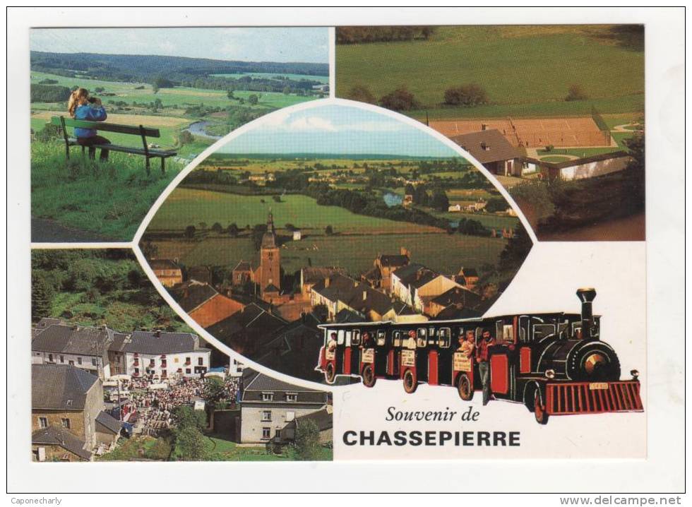 * CP Souvenir De Chassepierre Sur Semois, Florenville, Petit Train Caroline, Province De Luxembourg, Belgique * - Chassepierre