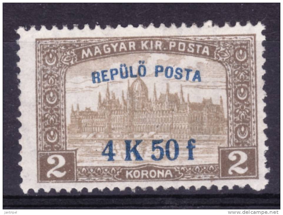 HUNGARYA   1918   4.50 Kr  MH - Ungebraucht