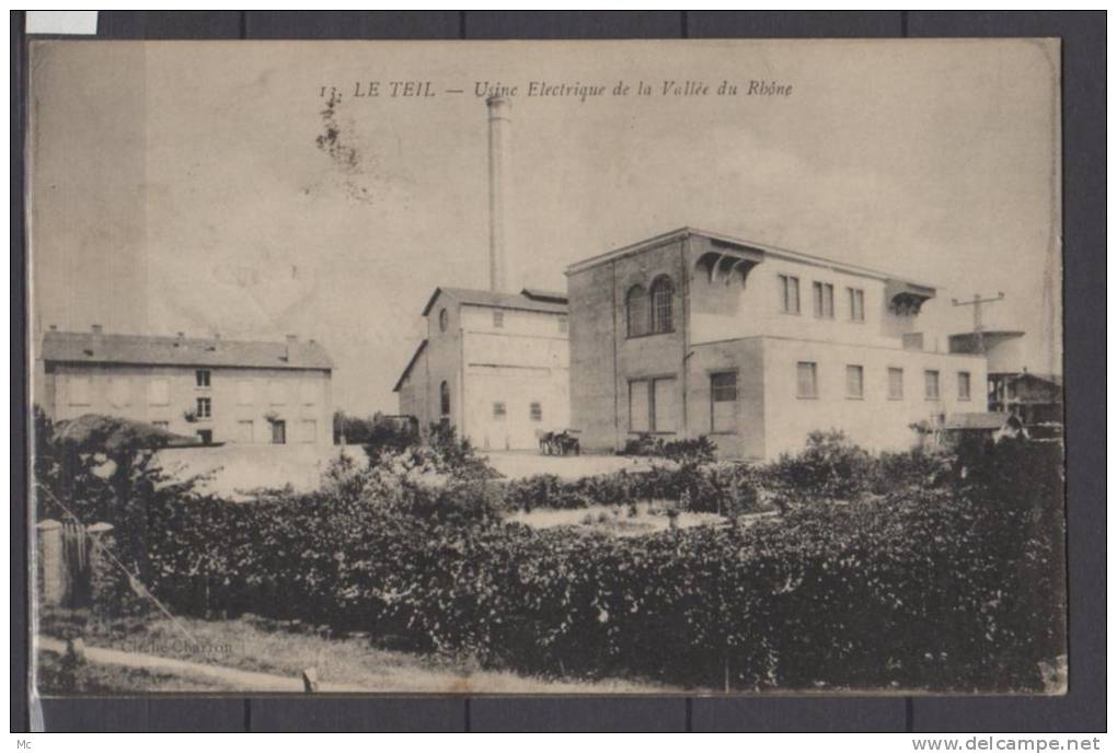 07 - Le Teil -  Usine Electrique De La Vallée Du Rhone - Le Teil