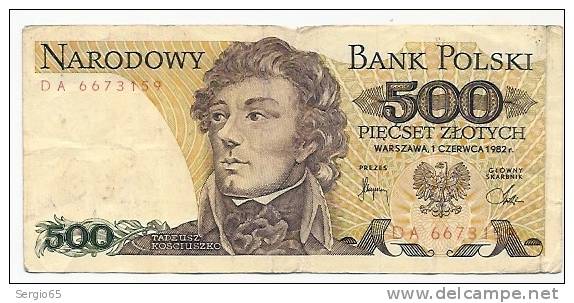 500 Zlotych - 1982 - Polen