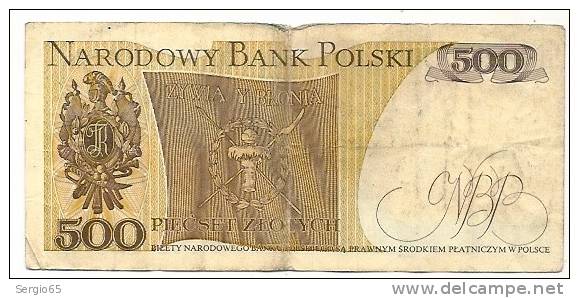 500 Zlotych - 1982 - Poland