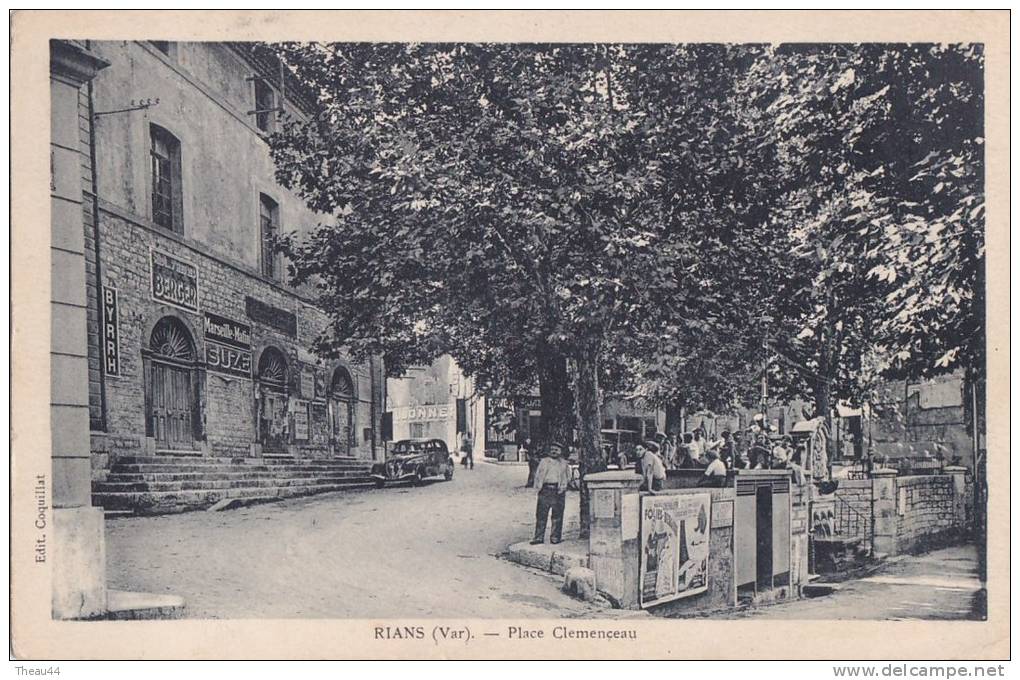 ¤¤  -   RIANS    -   Place Clémenceau    -  ¤¤ - Rians