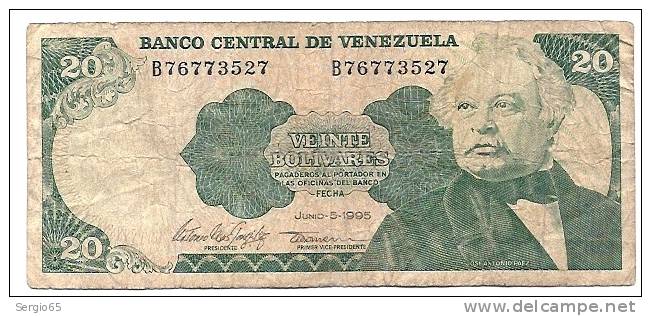 20 Bolivares 1995 - Venezuela
